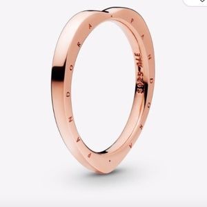 Pandora Rose Gold Heart Shaped Ring